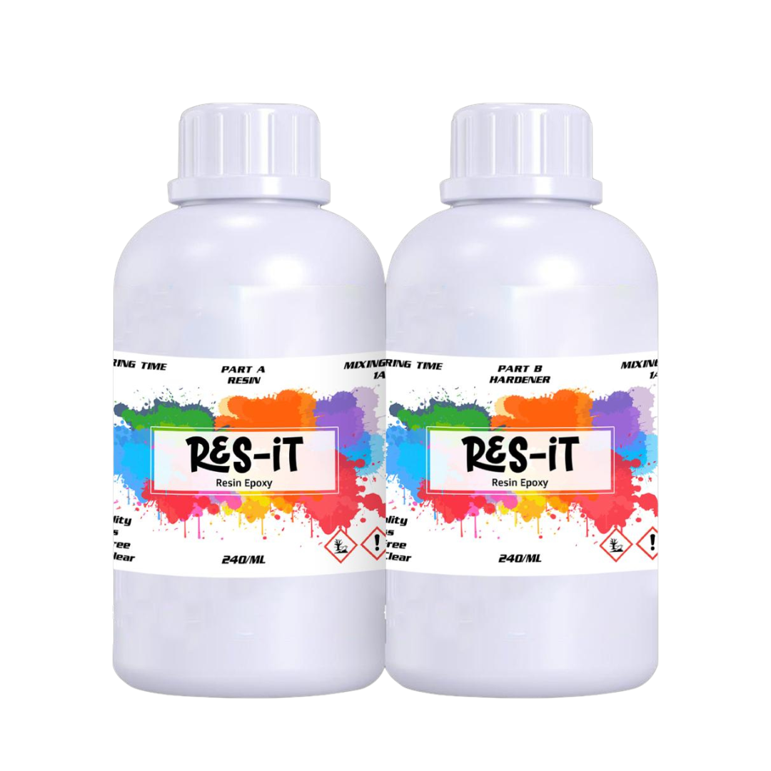 480ml Epoxy Resin Bottles – Perfect for Small DIY Resin Projects