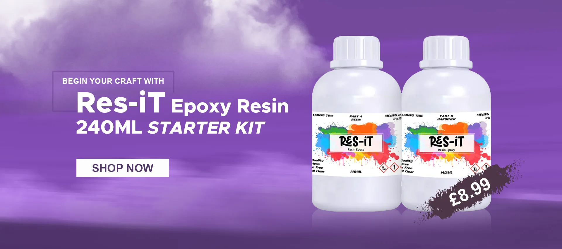 Epoxy Resin 240ml Starter Kit