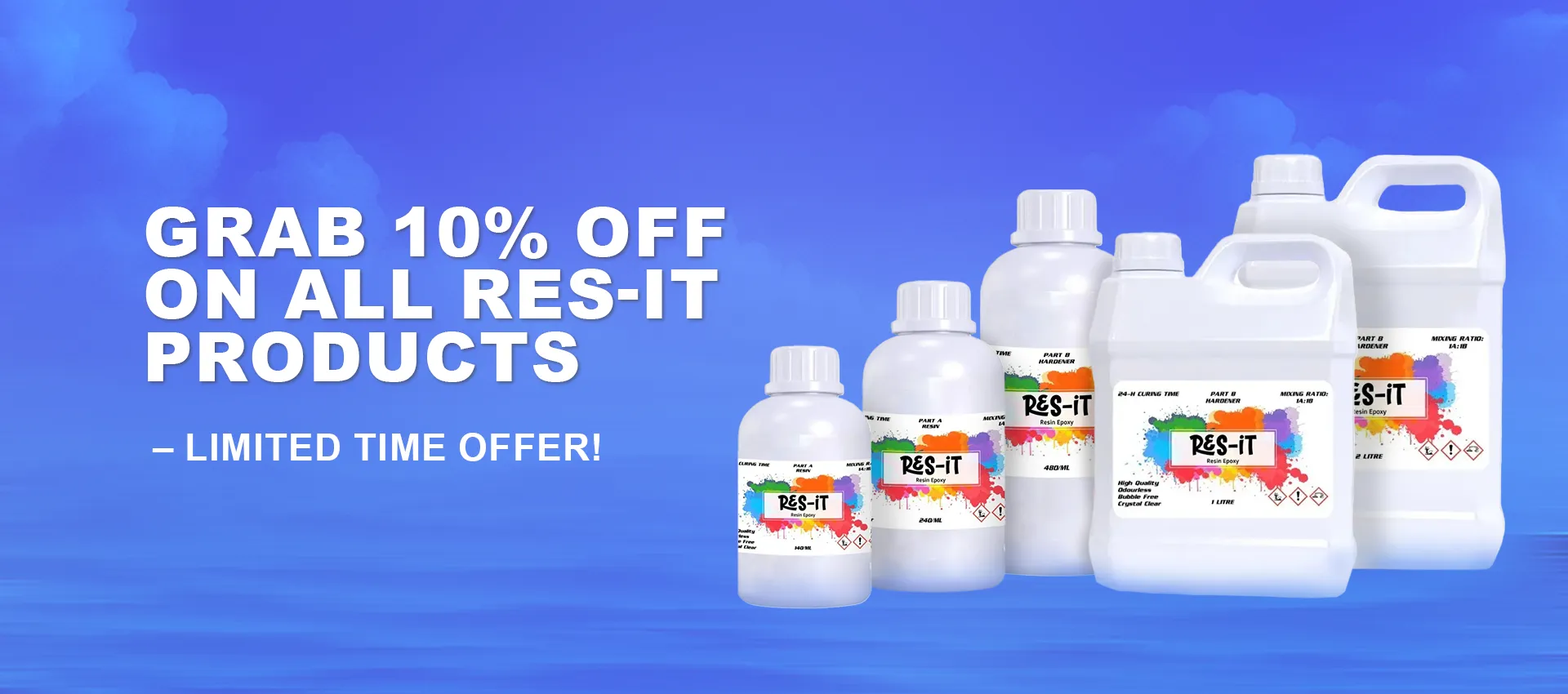 Grab 10% Off on all Res-iT Products
