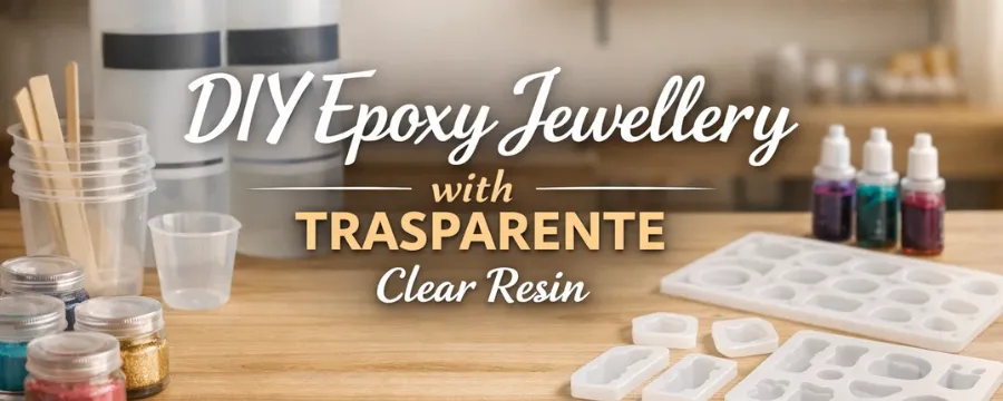 DIY Epoxy Jewellery with TRASPARENTE Clear Resin