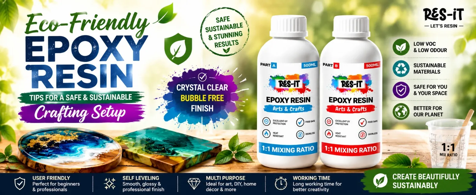 Eco-Friendly Epoxy Resin Guide for Sustainable Crafting