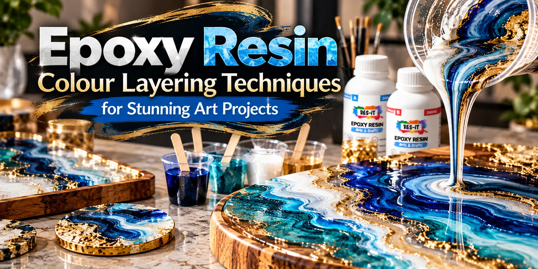 Epoxy Resin Colour Layering Techniques for Stunning Art