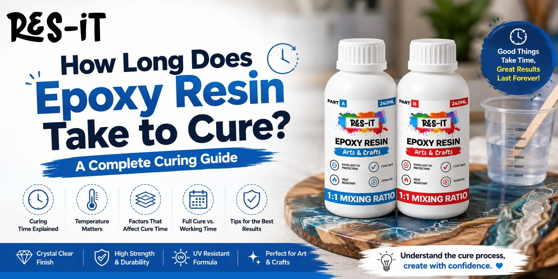 Epoxy Resin Curing Time: Complete Guide for UK Crafters