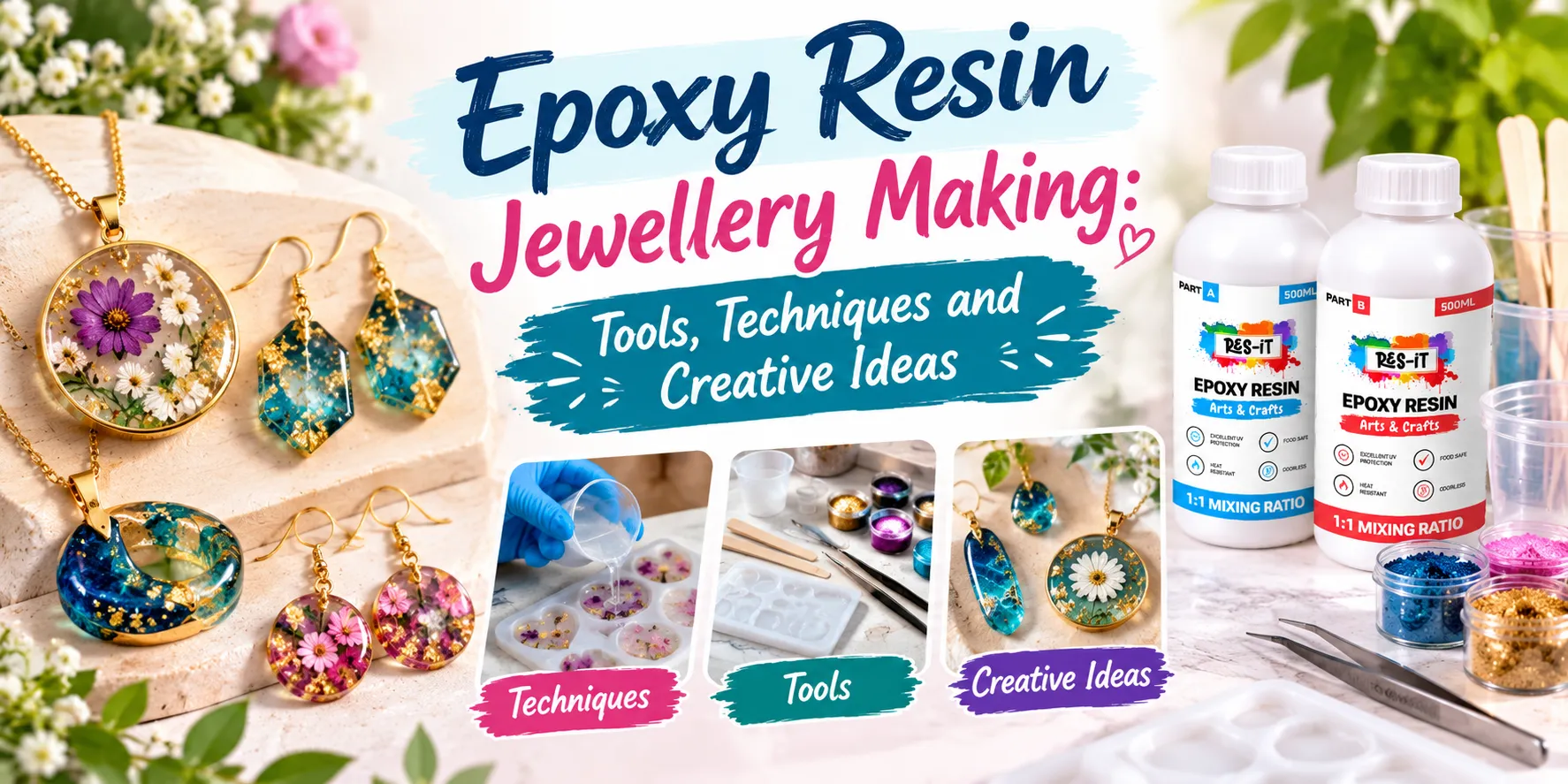 Epoxy Resin Jewellery Making: Tools, Techniques and Creative Ideas