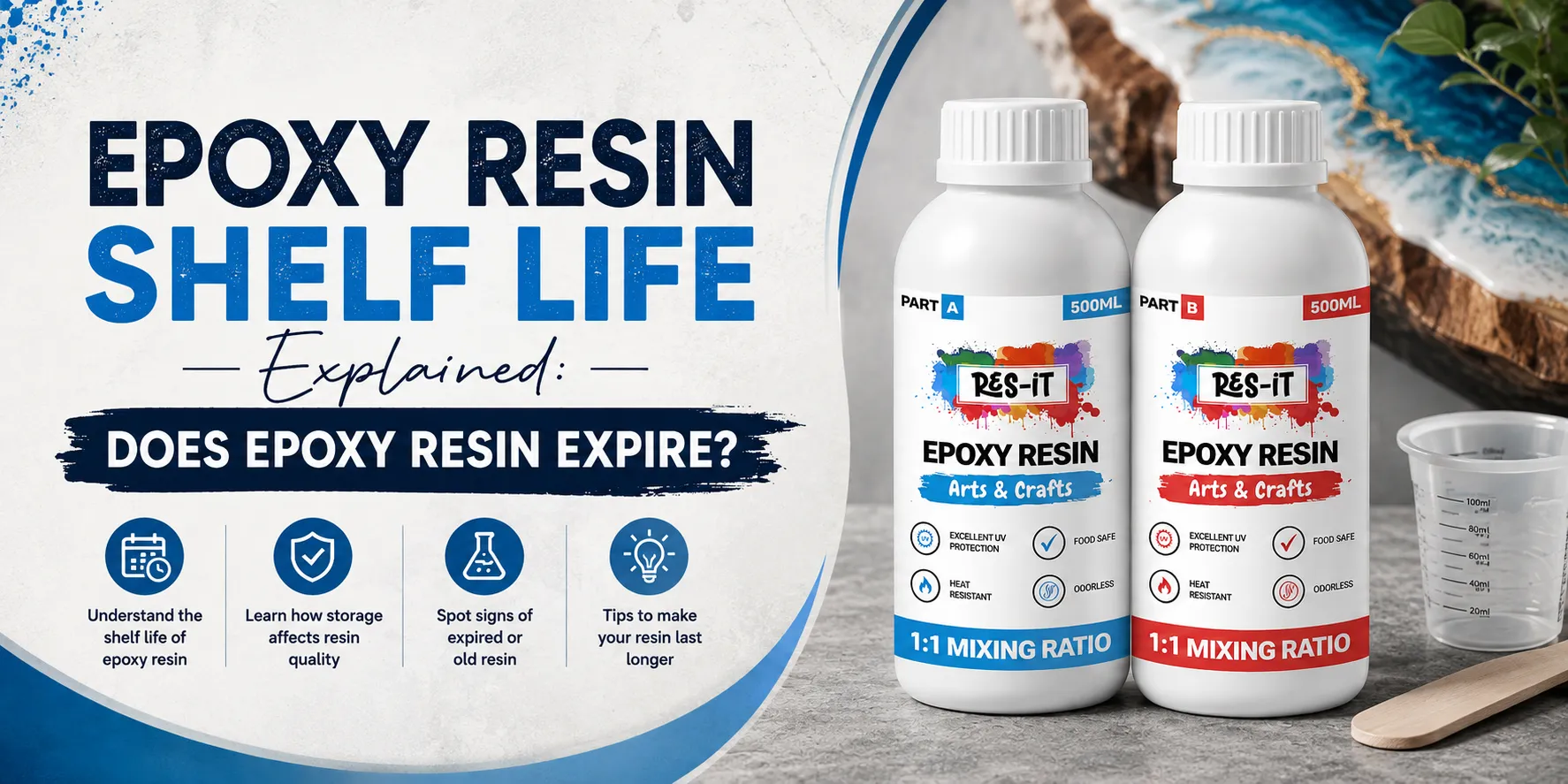 Epoxy Resin Shelf Life Explained: Does Epoxy Resin Expire?