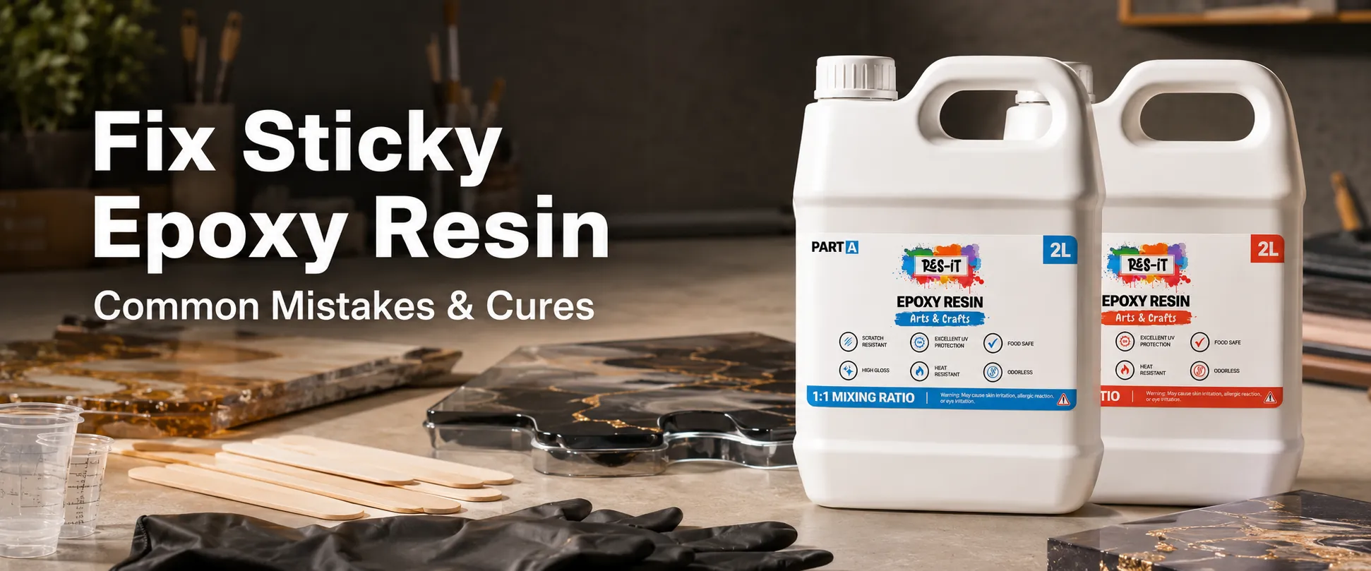 Fix Sticky Epoxy Resin | Common Mistakes & Cures