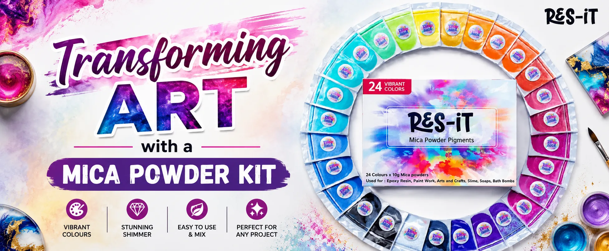 From Ordinary to Extraordinary: Transforming Art with a Mica Powder Kit