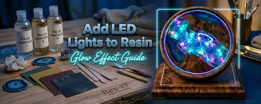 How to Add LED Lights to Resin Creations