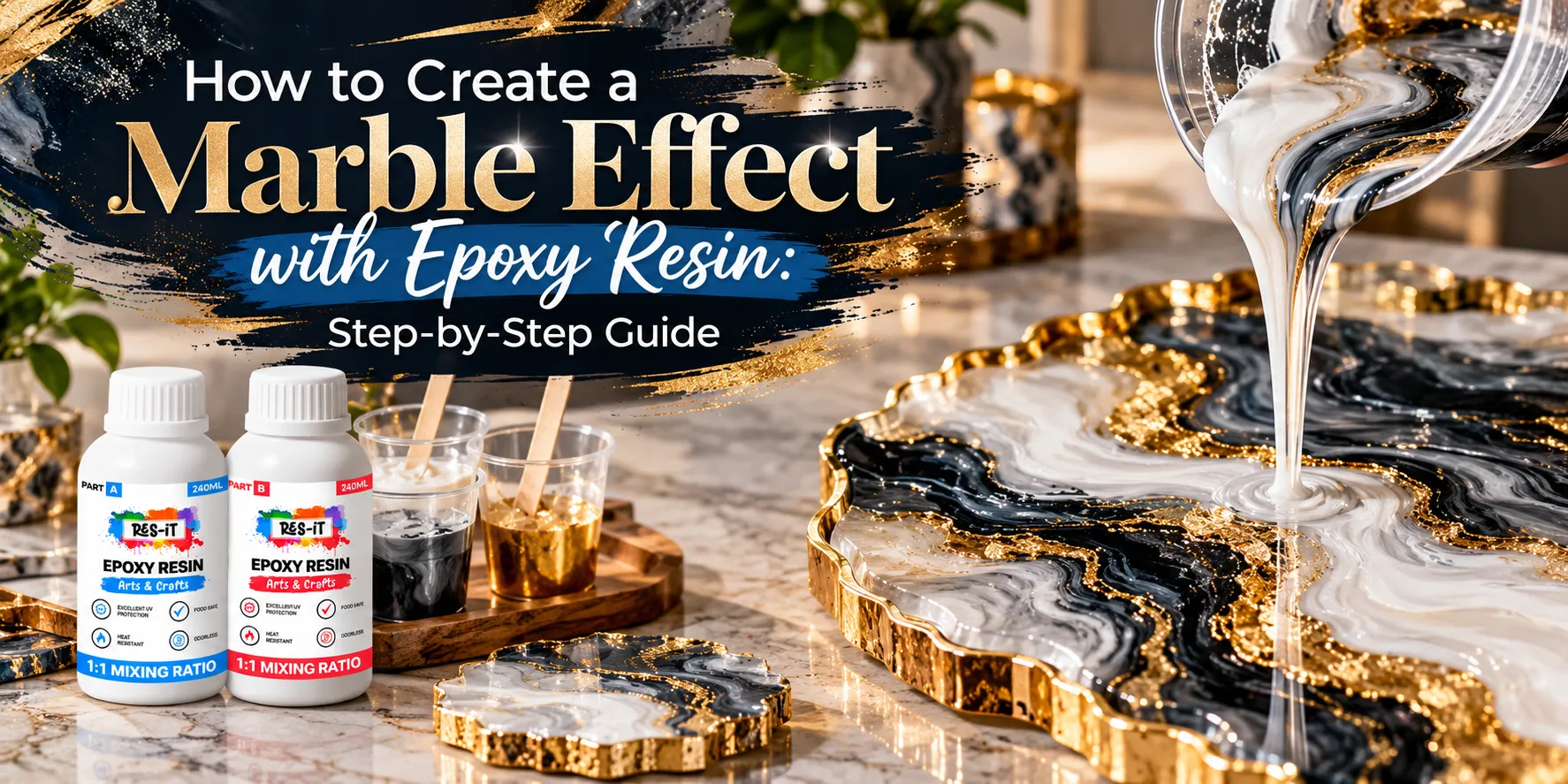 How to Create a Marble Effect with Epoxy Resin