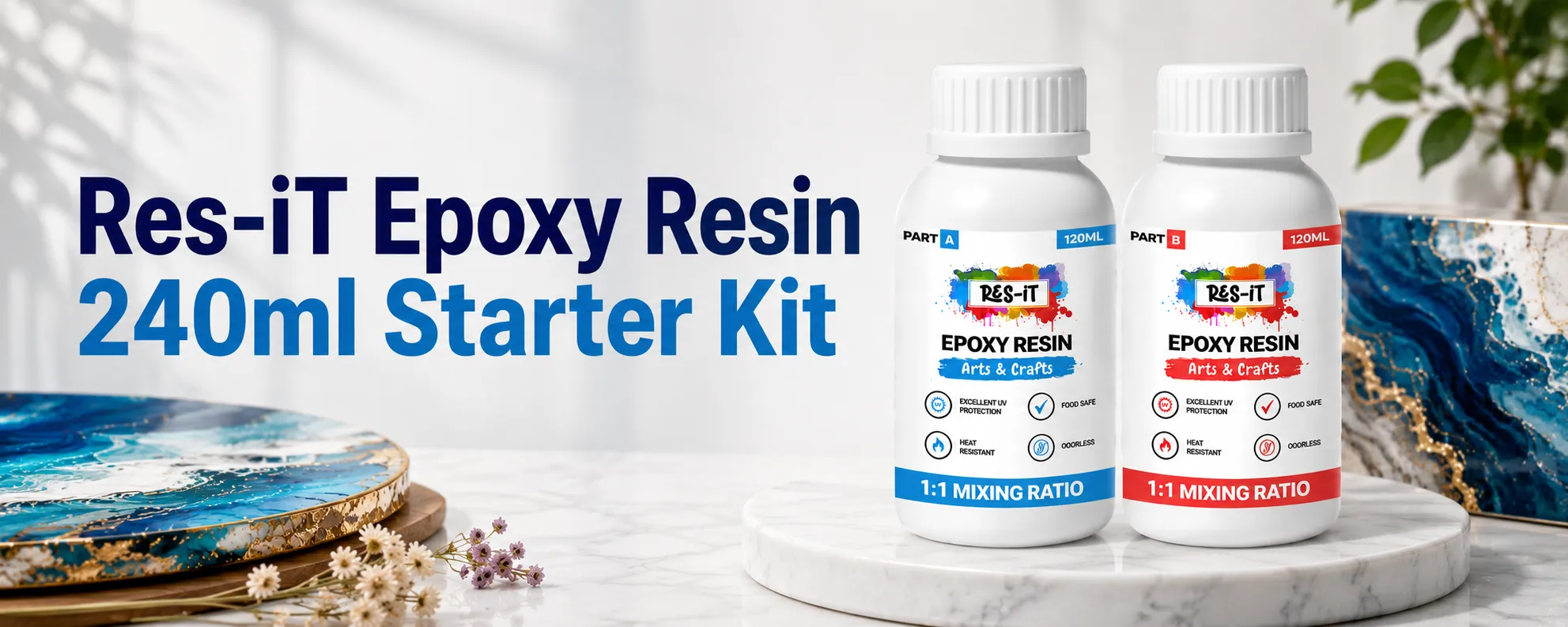 How to Use 240ml Epoxy Resin Starter Kit