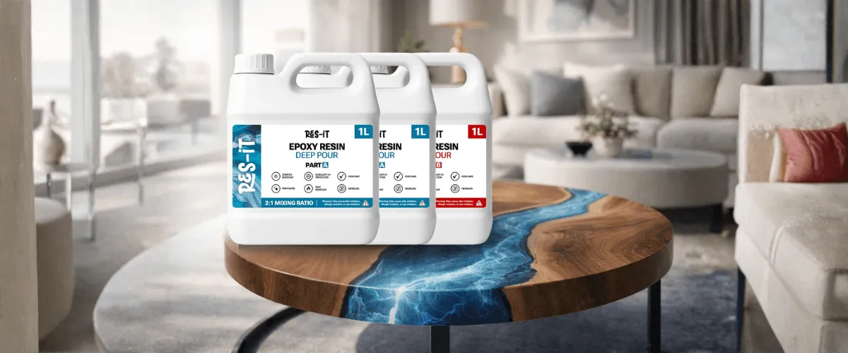 3L deep pour epoxy resin starter kit