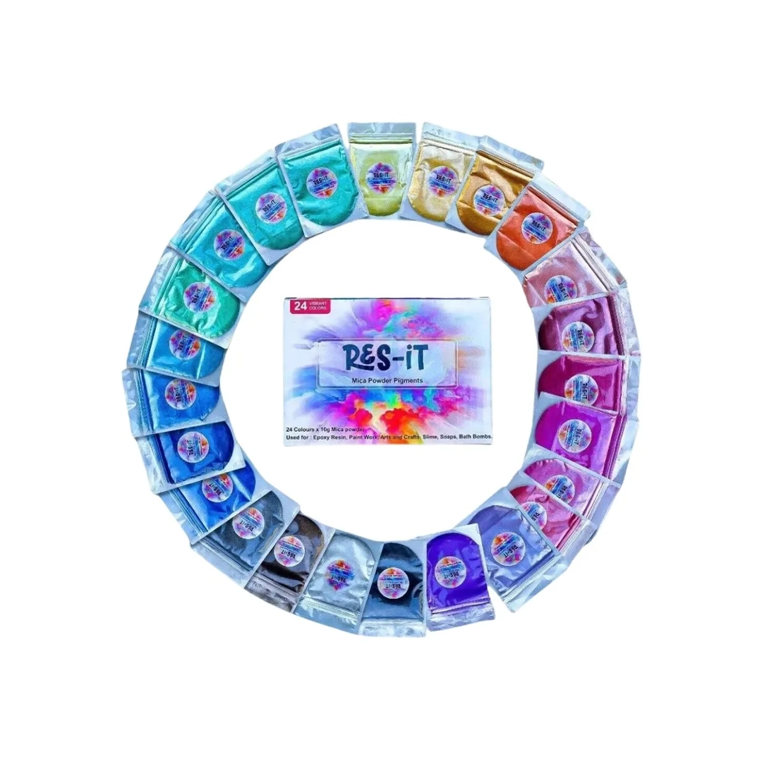 Res-iT Epoxy Resin Pigments/Mica Powder Kit